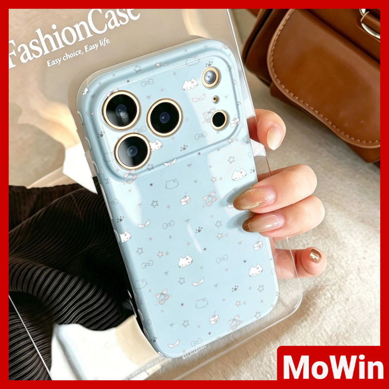 Mowin Case - เคสโทรศัพท์รูปหัวใจ เนื้อนุ่มเงา ใช้ได้กับเคส iPhone 11 และ iPhone 17 Pro Max เรียบง่าย