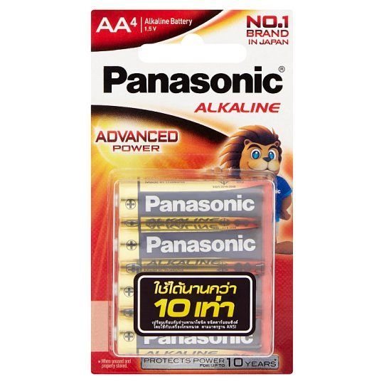 [สินค้าส่งด่วน] พานาโซนิค ถ่านAA LR6T/4B PANASONIC ALKALINE BATTERY(AA) LRGT.4B