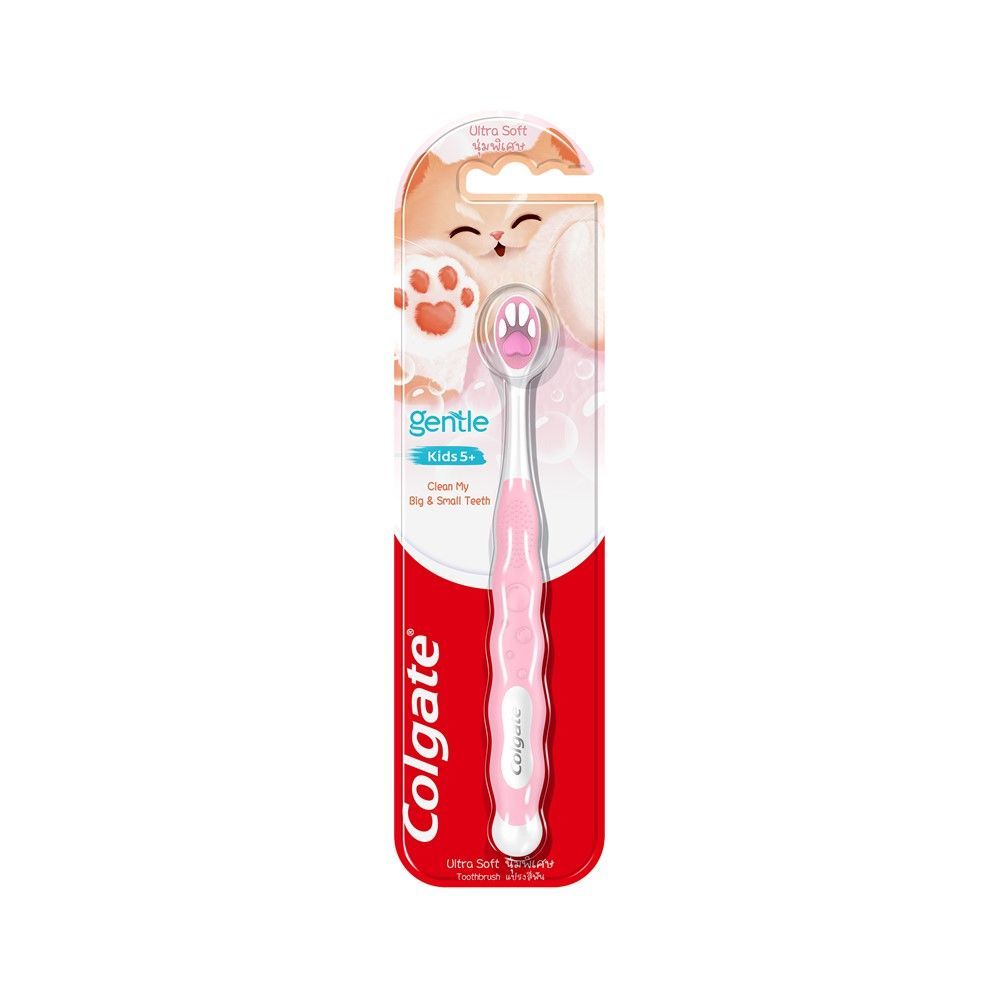 คอลเกต แปรงสีฟันเด็กเจนเทิลฟลัฟฟี่ (คละแบบ) COLGATE GENTLE KIDS FLUFFY TOOTHBRUSH (ASSORTED)