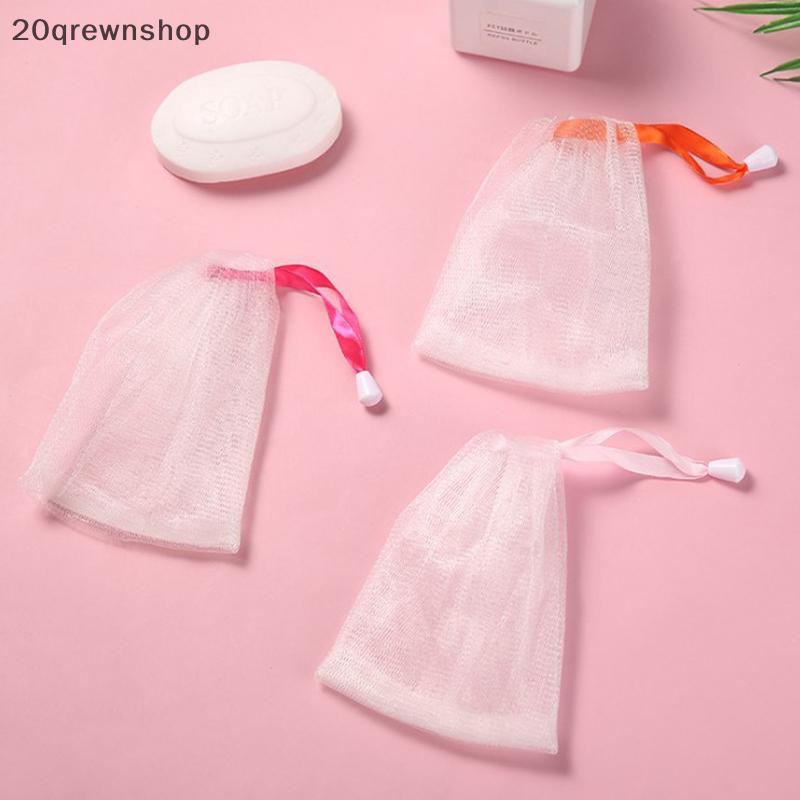 Qrewn Soap Mesh Bag Mesh Net for Foaming Cleaning Bath Soap Net Glory