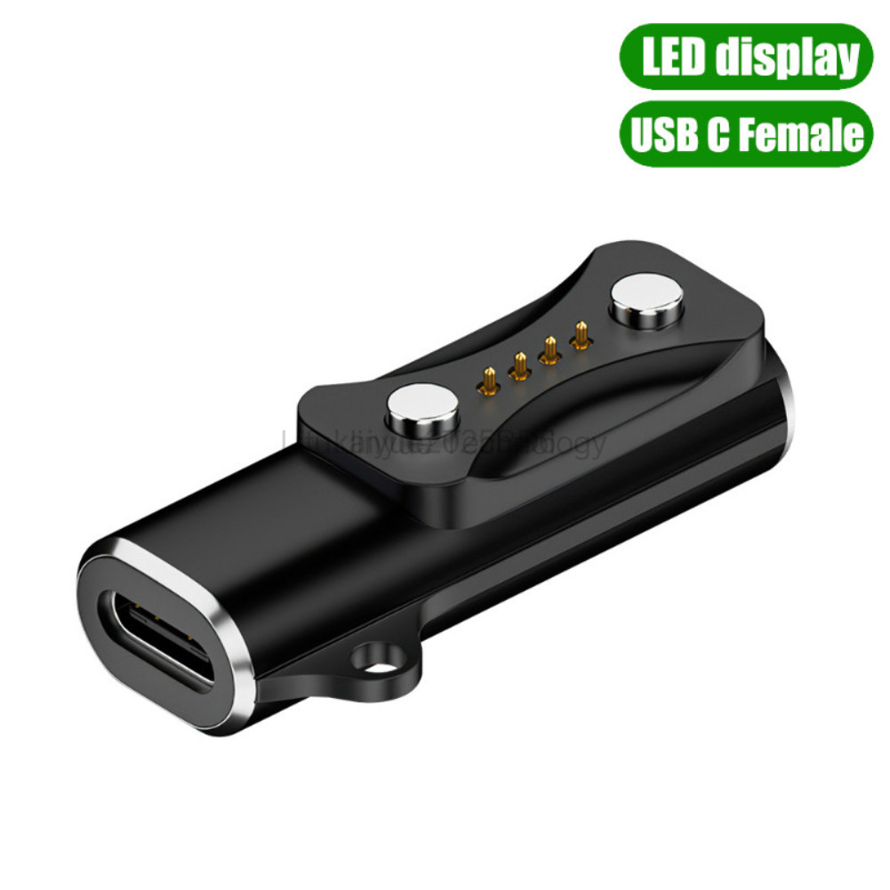 LIKAIYUE แม่เหล็ก USB C อะแดปเตอร์ชาร์จขั้วต่อนาฬิกา Charger Power Converter สําหรับ Polar Pacer/Pro