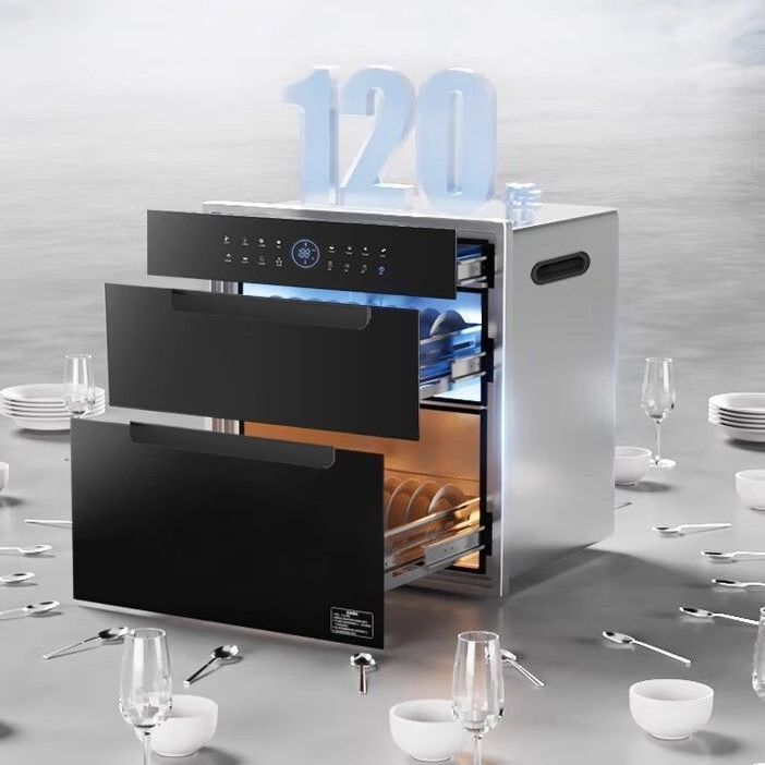 OPPEIN built-in sterilizer 3-layer high temp drying 2-star for home kitchen