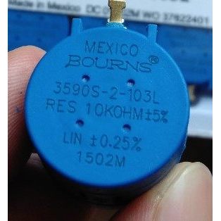 BOURNS 3590S-2-103L 10K นําเข้า Precision Multi-Circle Potentiometer ปรับความต้านทานได้ 2W คลังสินค้