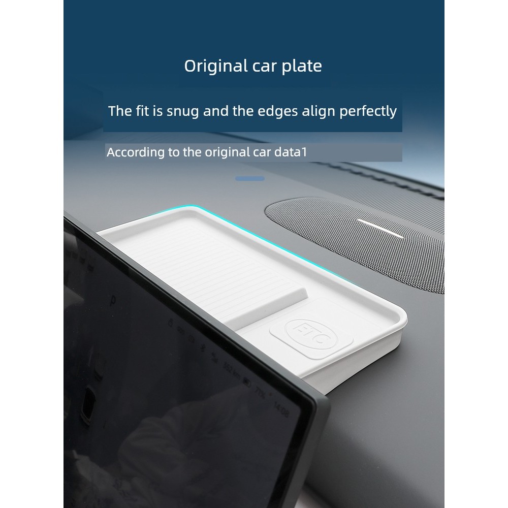 Xiaopeng P7+ Central Control หน้าจอกล่องเก็บของด้านหลัง p7 Plus สีรถเดิม Central Car กล่องกระดาษทิชช