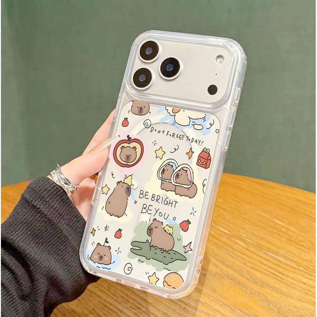เคส ชาร์จได้ สําหรับ iPhone 17 Promax 16 16Pro 15 14 13 12 11 Pro Max 17Air 17Pro 6S 6Plus 7 8 SE2 SE3 7Plus แม่แหล็ก