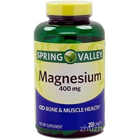 Spring Valley Magnesium 400 Mg 250 เม็ดโดย Spring Valley
