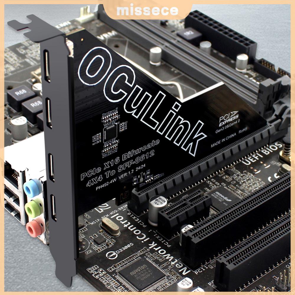 1 PC PCIe X16 ถึง SFF 8611 & 8612 อะแดปเตอร์การ์ด PCIE ภายนอก Oculink SFF-8612 SFF-8611 อะแดปเตอร์ P