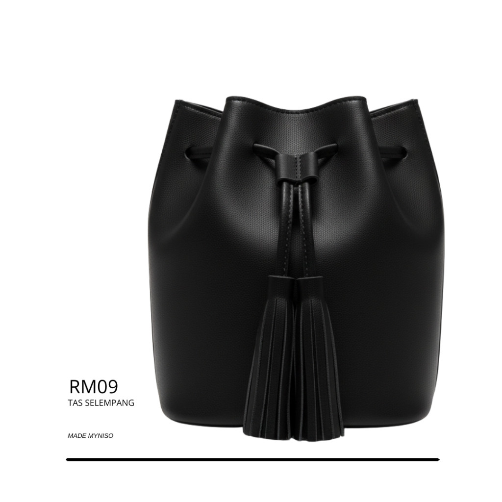 MYUQI RM09 BLACK - กระเป๋าสะพายข้างผู้หญิง