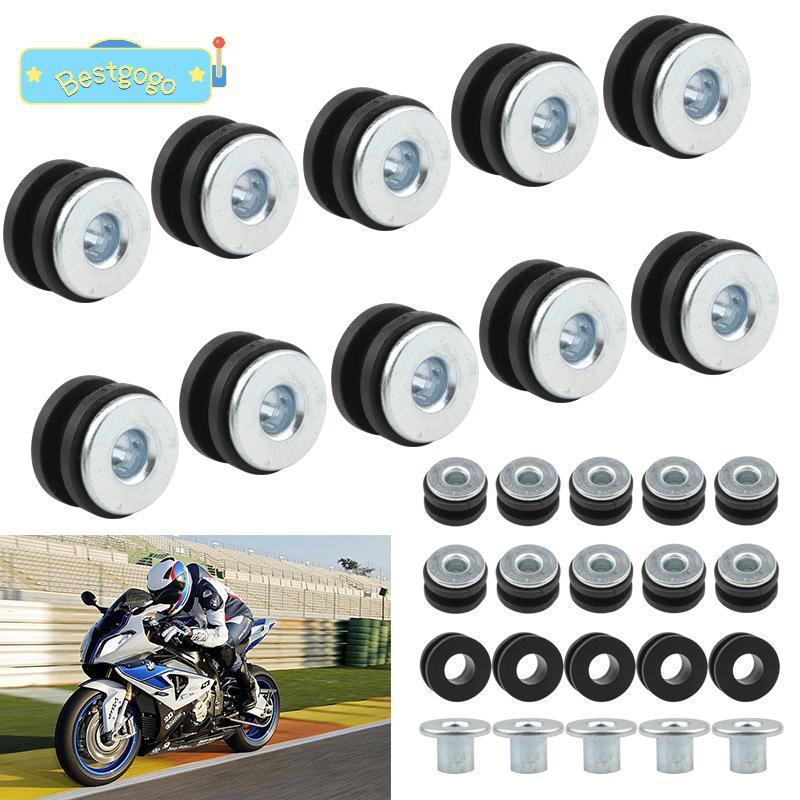 [Bestgogo-t] ยางรถจักรยานยนต์ Grommets 5 ชุดความดันบรรเทา Bolt Kit เบาะทนทานอุปกรณ์เสริมสําหรับประกอบจักรยานการบํารุงรักษาอัพเกรด