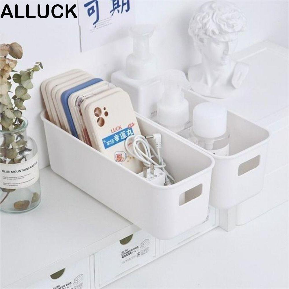 ALLUCK กล่องเก็บของตั้งโต๊ะ, ความจุขนาดใหญ่ผลไม้เครื่องสําอาง Sundries Kitchen Organizer Bin, Coverless Stackable Organizer คอนเทนเนอร์