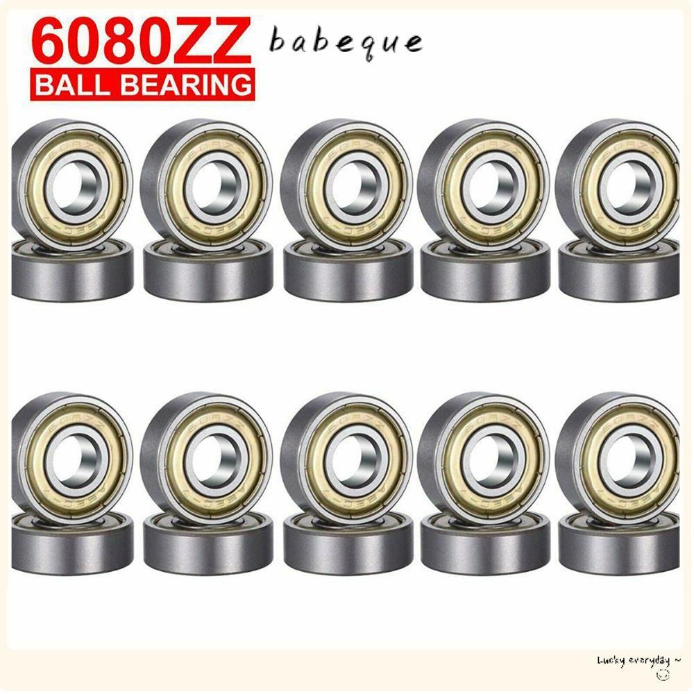 Babeque 10/20 ชิ้น 608ZZ ทนทานทนต่อการกัดกร่อนเหล็กคาร์บอนสกู๊ตเตอร์สเก็ตร่องลึก
