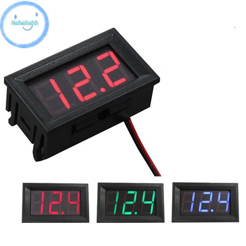 Haha 0.56 ในโวลต์มิเตอร์แบบดิจิตอลแอมป์มิเตอร์ DC แผง Amp โวลต์แรงดันไฟฟ้า Current Meter Tester TH