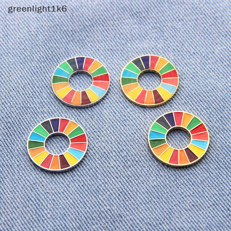 GEH Enamal 17 สี Sustainable Development Goals เข็มกลัด United Nations SDGs Pin TH