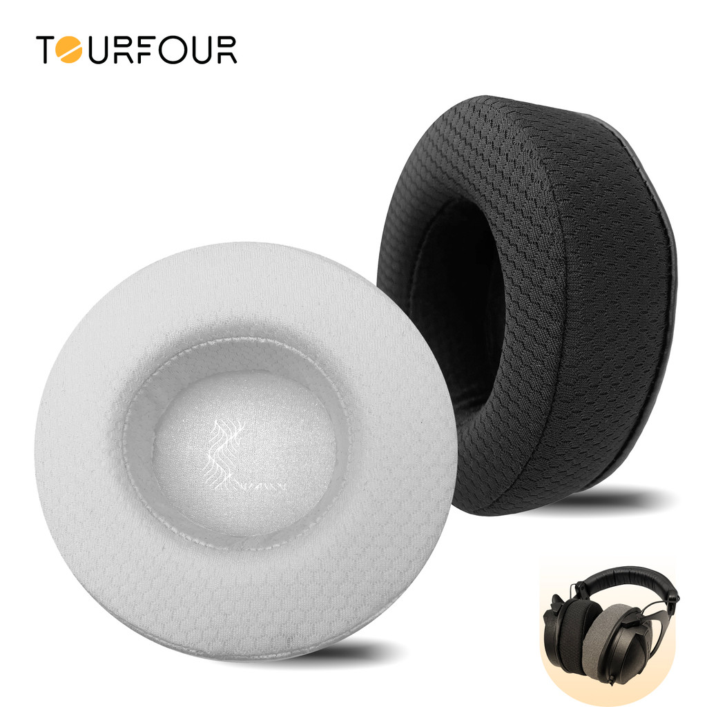 TOURFOUR แผ่นรองหูฟังสําหรับ Beyerdynamic DT770,DT880,DT990,DT770pro,DT880pro,DT990pro,MMX300 หูฟังแ