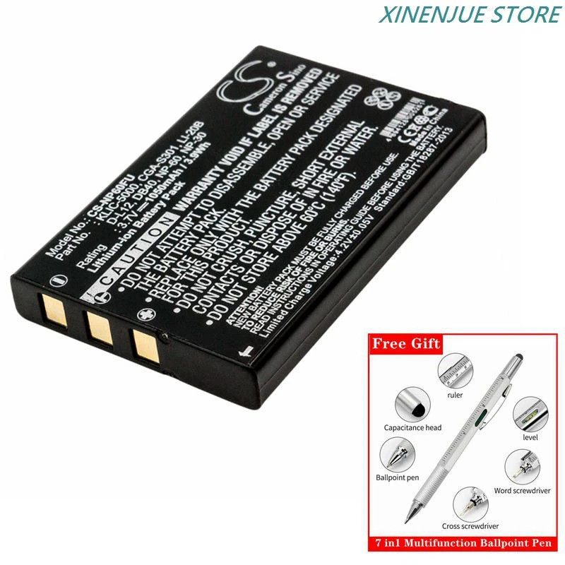 แบตเตอรี่กล้อง Cameron Sino 3.7V/1050mAh COMA-BP1 สําหรับ Sony My Line Online,Mylo COM-1, COM-1/B, C