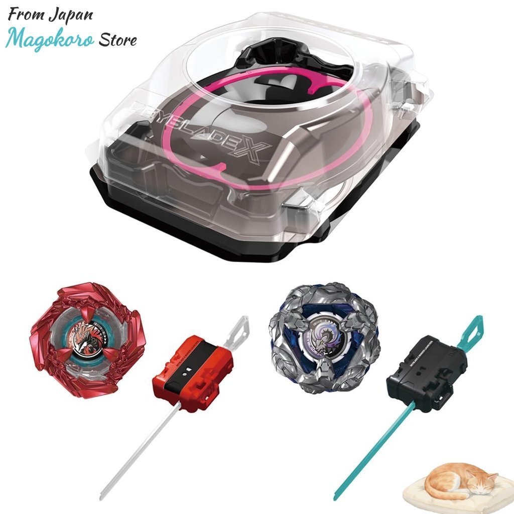 Takara Tomy BEYBLADE X BX-46 Battle Entry Set ∞ + ถุงห่อของขวัญวันหยุด