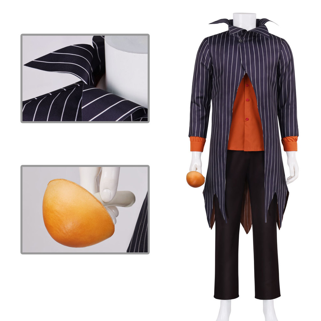 Alien Beast Demon City 2 Yanyu cosplay costume striped jacket shirt pants set stage performance outf