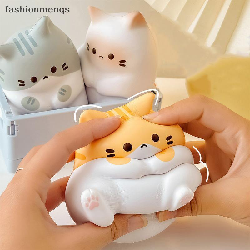 (GOOD) ใหม่แมวความเครียดบรรเทา Squishy ของเล่น PU ช้า Rising Squeeze Antistress Ball การ์ตูนเครื่องประดับตาราง Squishy ความเครียด Reliever ของเล่น (ใหม่)