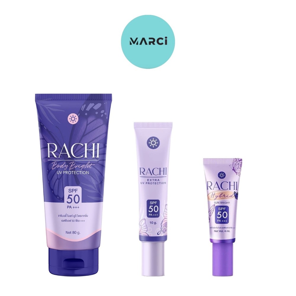 [1 หลอด] RACHI SPF 50PA+++ กันแดดราชิ [เลือกสินค้า] ป้องกันแสงแดด