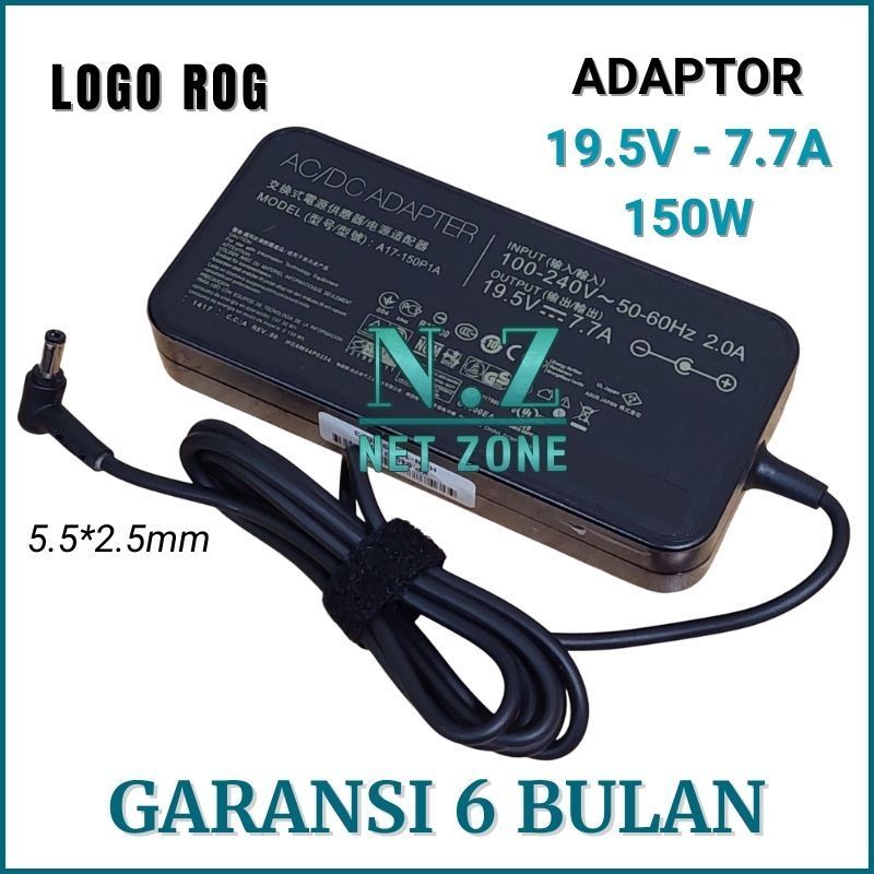เครื่องชาร์จ Adaptor Asus ROG Strix GL503 GL503V GL503VD GL503VM โลโก้ ROG -NZONE