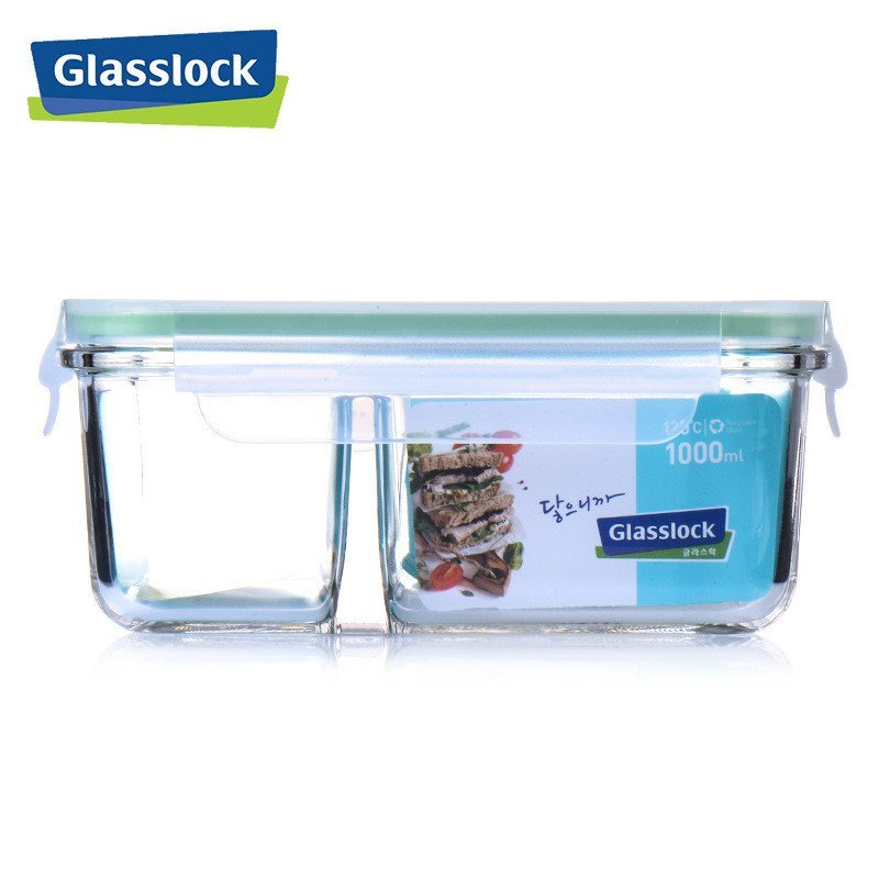 ฉากกั้นในครัวเรือน Fresh-Keeping Frozen Korea glasslock กระจกนิรภัยนําเข้าชามแก้ว Fresh-Keeping Box 