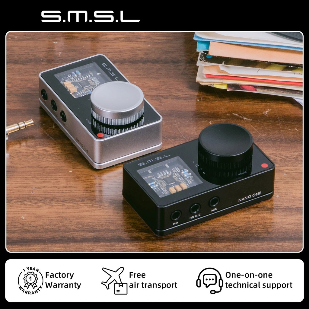 SMSL NANO ONE PRO eSports การ์ดเสียงภายนอก Hifi DSP ชิป Audiophile เกรดสดร้องเพลงหูฟังรองรับ NANOONE