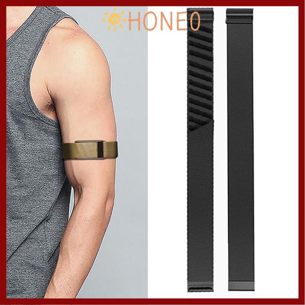 HONE ยืดหยุ่น Bicep Band, เปลี่ยนกีฬาไนลอนกันเหงื่อ, พรีเมี่ยม Breathable ปรับถักกีฬาสําหรับ Whoop 5