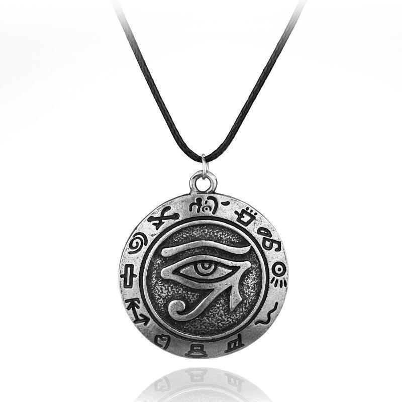 อะนิเมะสินค้าเครื่องประดับ Punk Creative Retro Yu-Gi-Oh Horus Eye สร้อยคอจี้ Clavicle Chain 26/5/9