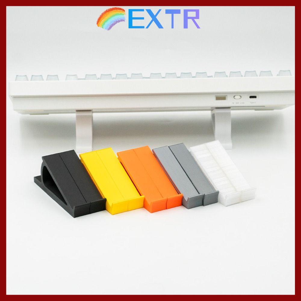 จัดส่งจากประเทศไทยEXTR 1 คู่คีย์บอร์ดคอมพิวเตอร์ Riser, อุปกรณ์เสริมแบบพกพาคีย์บอร์ดขาตั้งยกระดับ, ยกคีย์บอร์ดมุมที่วางจอภาพพลาสติก