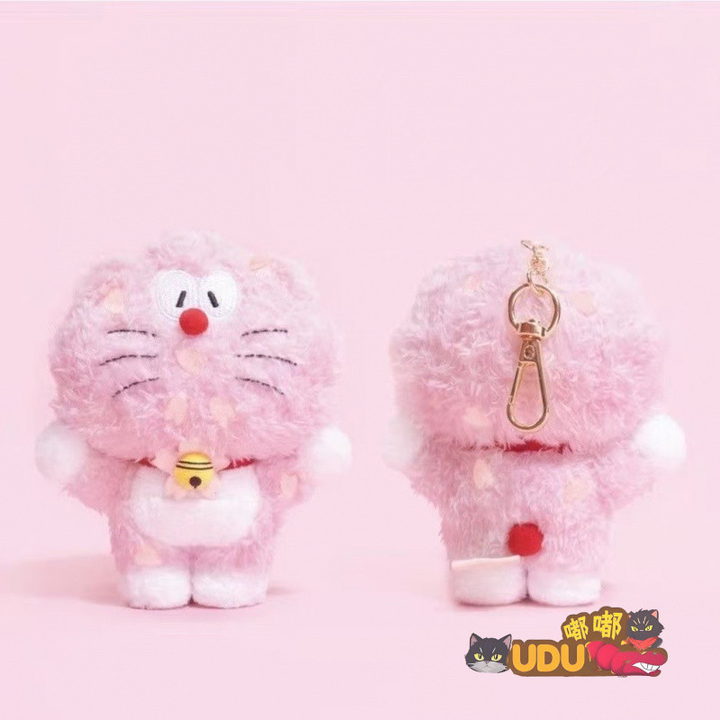 🌸จัดส่งด่วน🌸ซากุระโดราเอมอนจี้ตุ๊กตาหวานน่ารักโดราเอมอนพวงกุญแจจี้กระเป๋าอะนิเมะ สินค้า เพื่อนของขวัญ