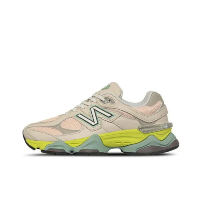 สินค้าแท้อย่างเป็นทางการ New Balance Nb 9060 " Brown Yellow " SPORTS SHOES U9060GCB ขายร้อน RNP0