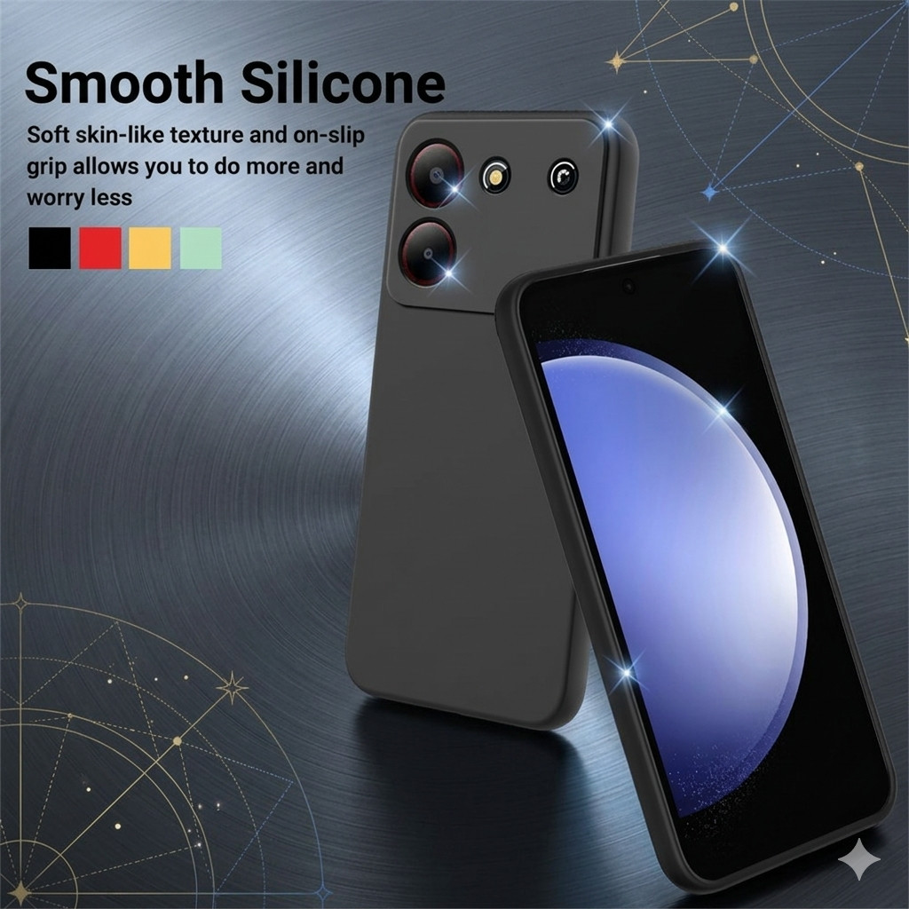 KING CASE สําหรับ ZTE BLADE A34 / BLADE A54 / BLADE V40 VITA MACAROON SOFTCASE SILICONE PREMIUM SOLI