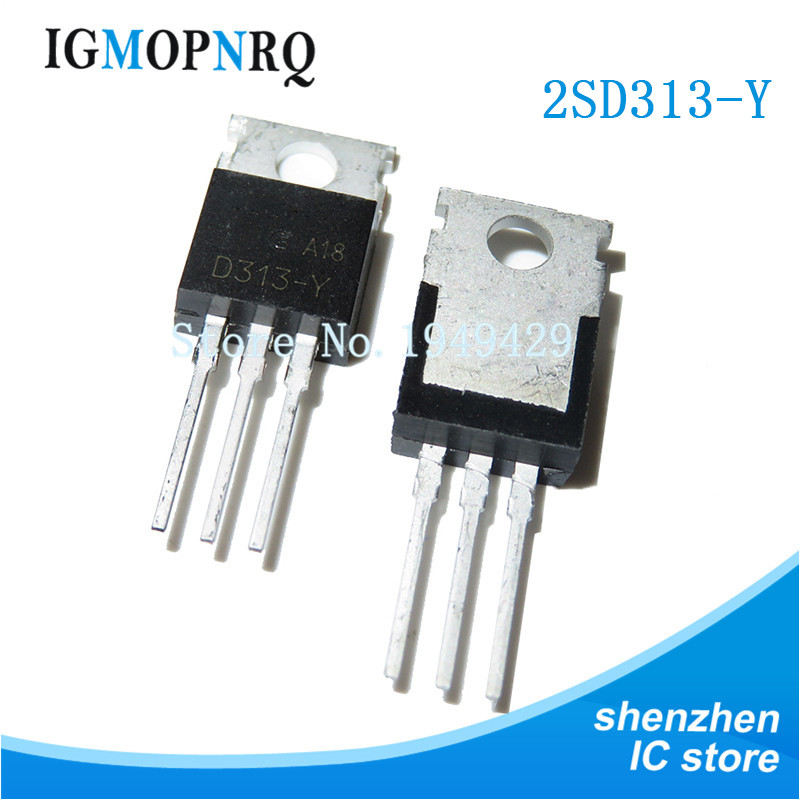 10 ชิ้น D880 TO220 ทรานซิสเตอร์ D880 2SD313 D313 TO-220 ทรานซิสเตอร์พลังงานซิลิคอน