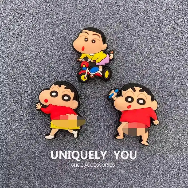รองเท้า Charms Shinn รองเท้าตกแต่ง pin Holey DIY อุปกรณ์เสริมหัวเข็มขัดรองเท้า