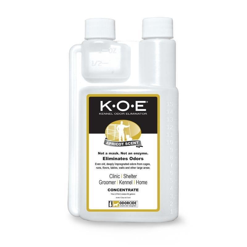 KOE 16oz Concentrate - เครื่องกําจัดกลิ่นสุนัข - สูตร Non-Enzymatic, KOE, Apricot, Fresh Original Sc
