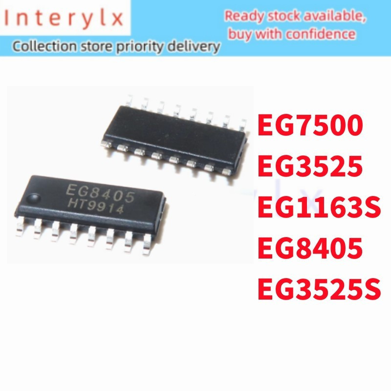1-5PCS/Lot ยี่ห้อใหม่ EG7500 EG3525 EG1163S EG8405 EG3525S Patch SOP-16 Voltage Controller IC Chip E
