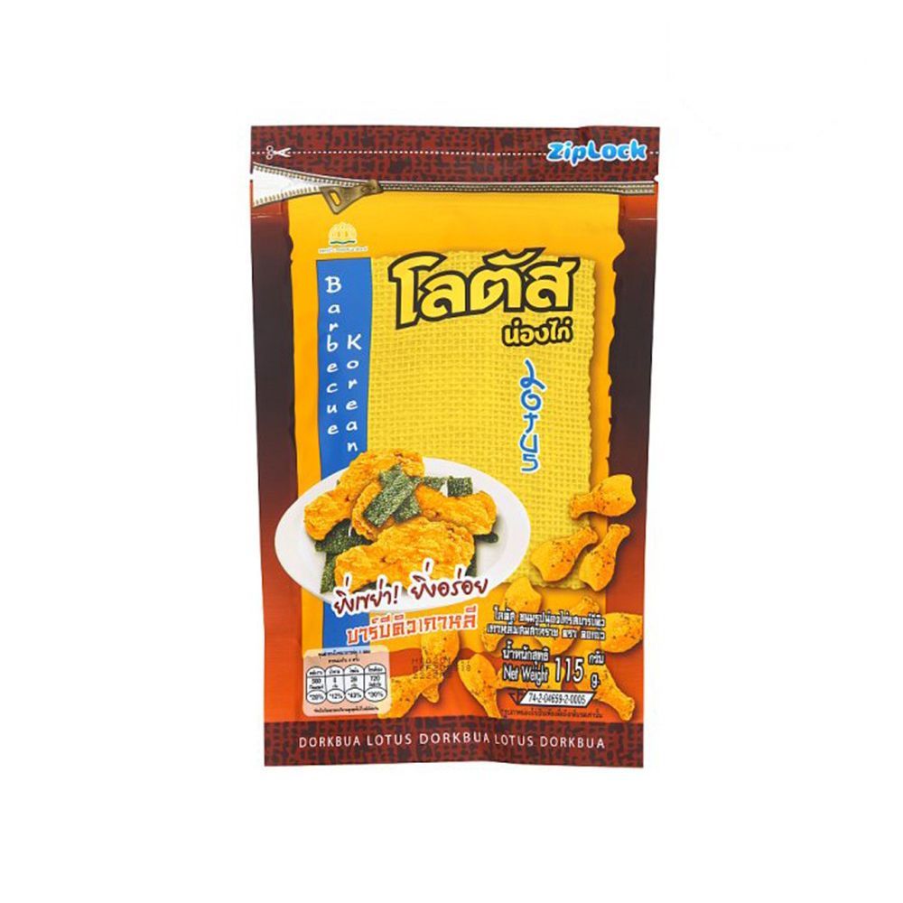 [สินค้าส่งด่วน] โลตัสขนมน่องไก่รสบาร์บีคิว 110 กรัม LOTUS DRUMSTICK BBQ KOREAN 110 G