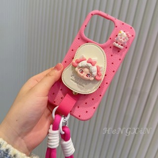 Cartoon Dora Stand Suitable for iPhone 17 ProMAX Case 17 16 15 14 13 12 ProMAX New 14/15 Plus Anti Drop 16 ProMAX with Hand Rope