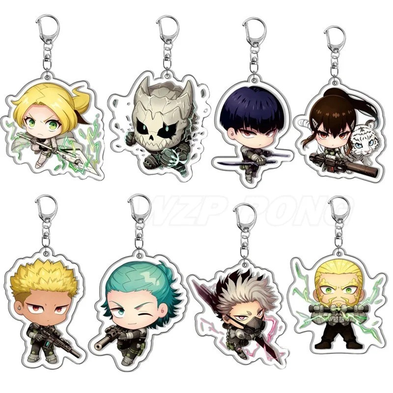 Kaiju No พวงกุญแจ. 8 Monsters No. 8 Micca อะคริลิค chibi ตกแต่งกระเป๋านักเรียนแขวนกุญแจอะนิเมะอุปกรณ