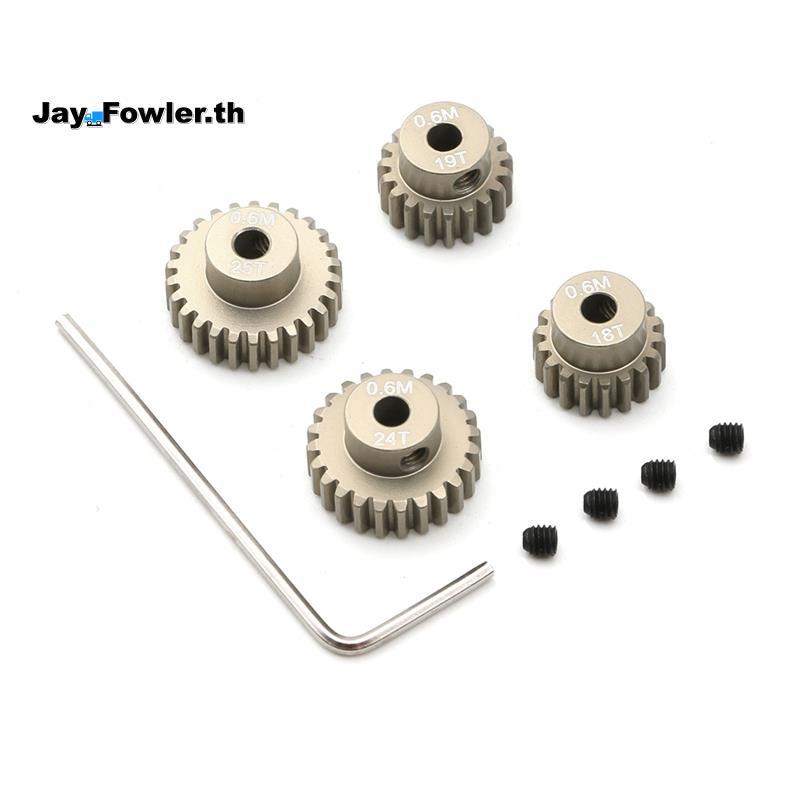 [Jay_Fower]RC รถอัพเกรดมอเตอร์เกียร์ชุดสําหรับ TT01 TT02 TB02 TA05 1/10 สําหรับ / Wasp 18T 19T 24T 2