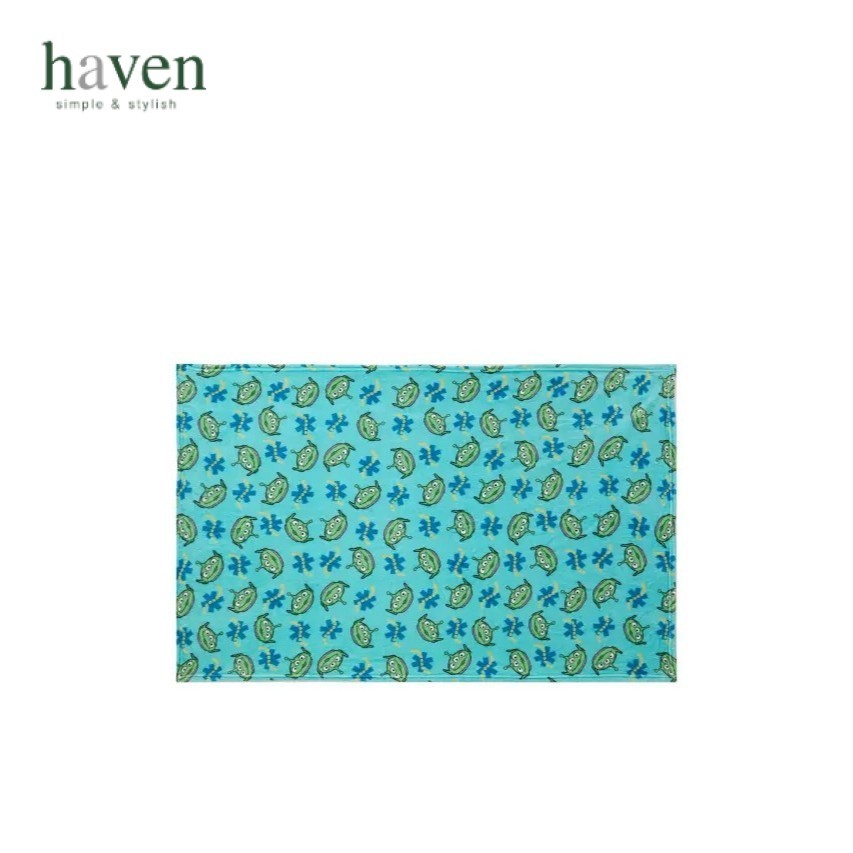 Haven x Toy Story ผ้าห่ม Flannel Fleece พร้อมกระเป๋า พิมพ์ลาย Toy Story ขนาด 40X60 นิ้ว