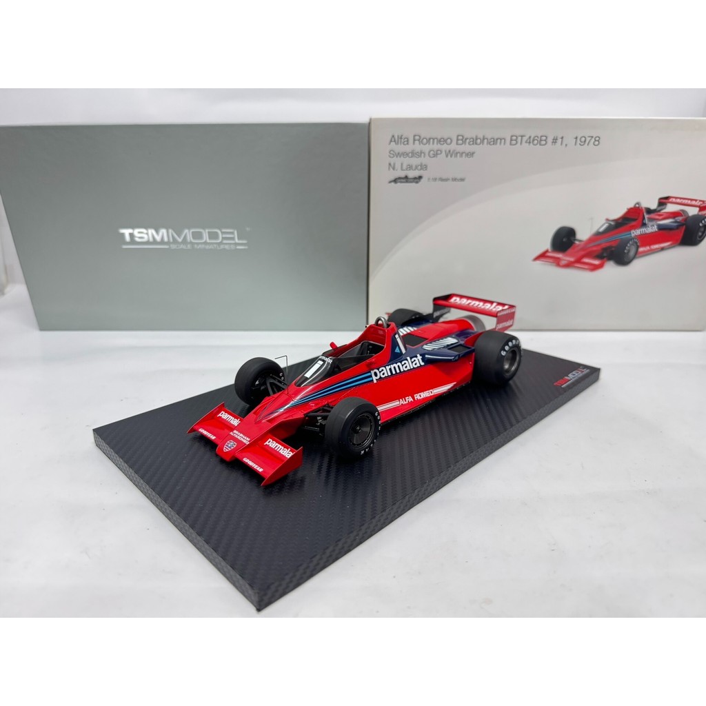 TSM 1/18 Alpha Romeo BT46B 1978 #1号 แพ็คเดิม สินค้าใหม่ ซื้อมาตลอดกล่อง ไม่มีเล่นไม่มีตําแหน่ง