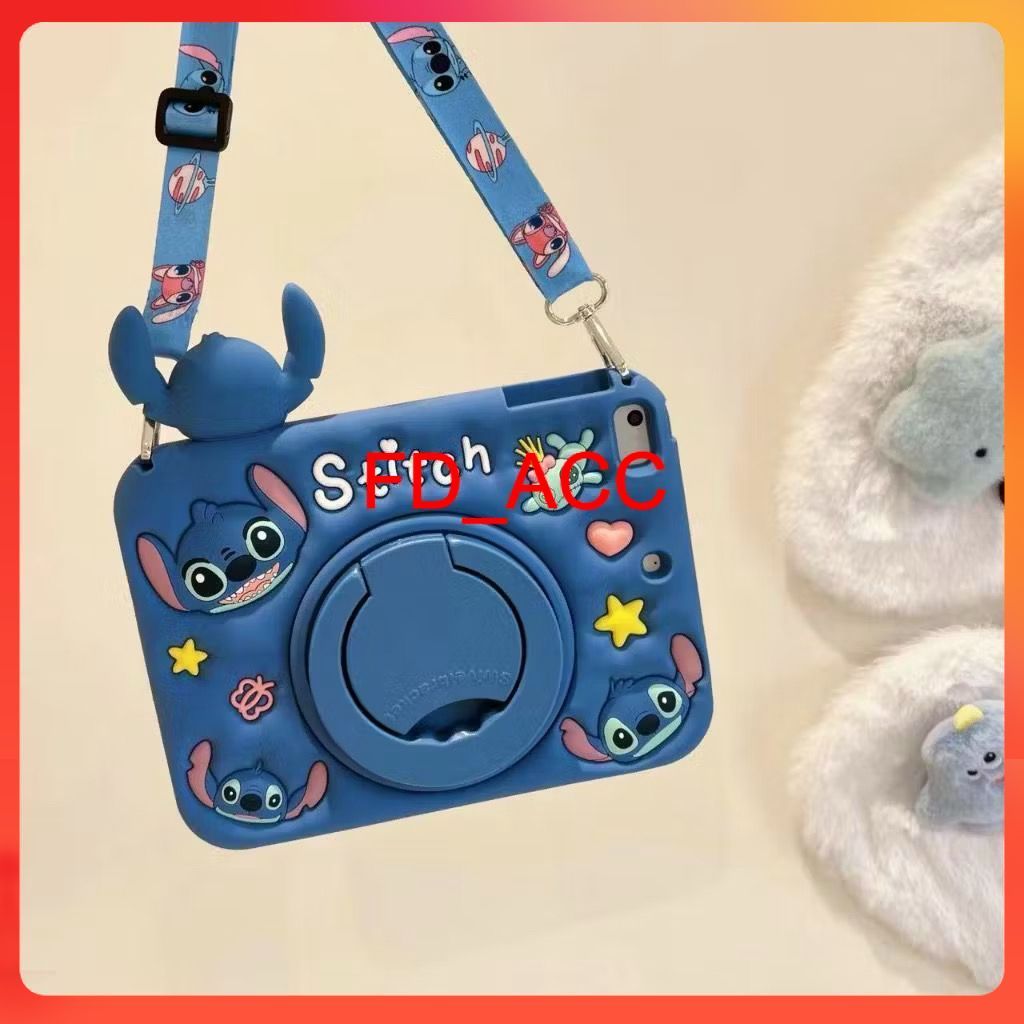 4d stitch Pattern silicone Doll Case [Xiaomi Redmi pad se 11" Tab / Xiaomi Redmi pad 2 11" Tab] เคสน