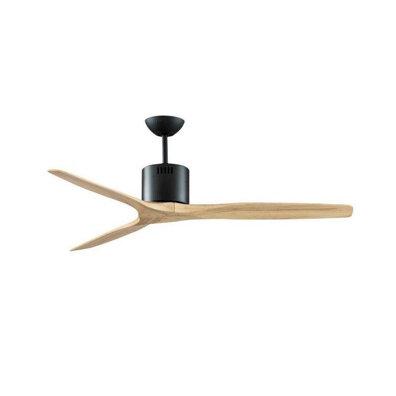 L&E พัดลมเพดานKEN60DC WP/NATURAL WOOD-DR+RC