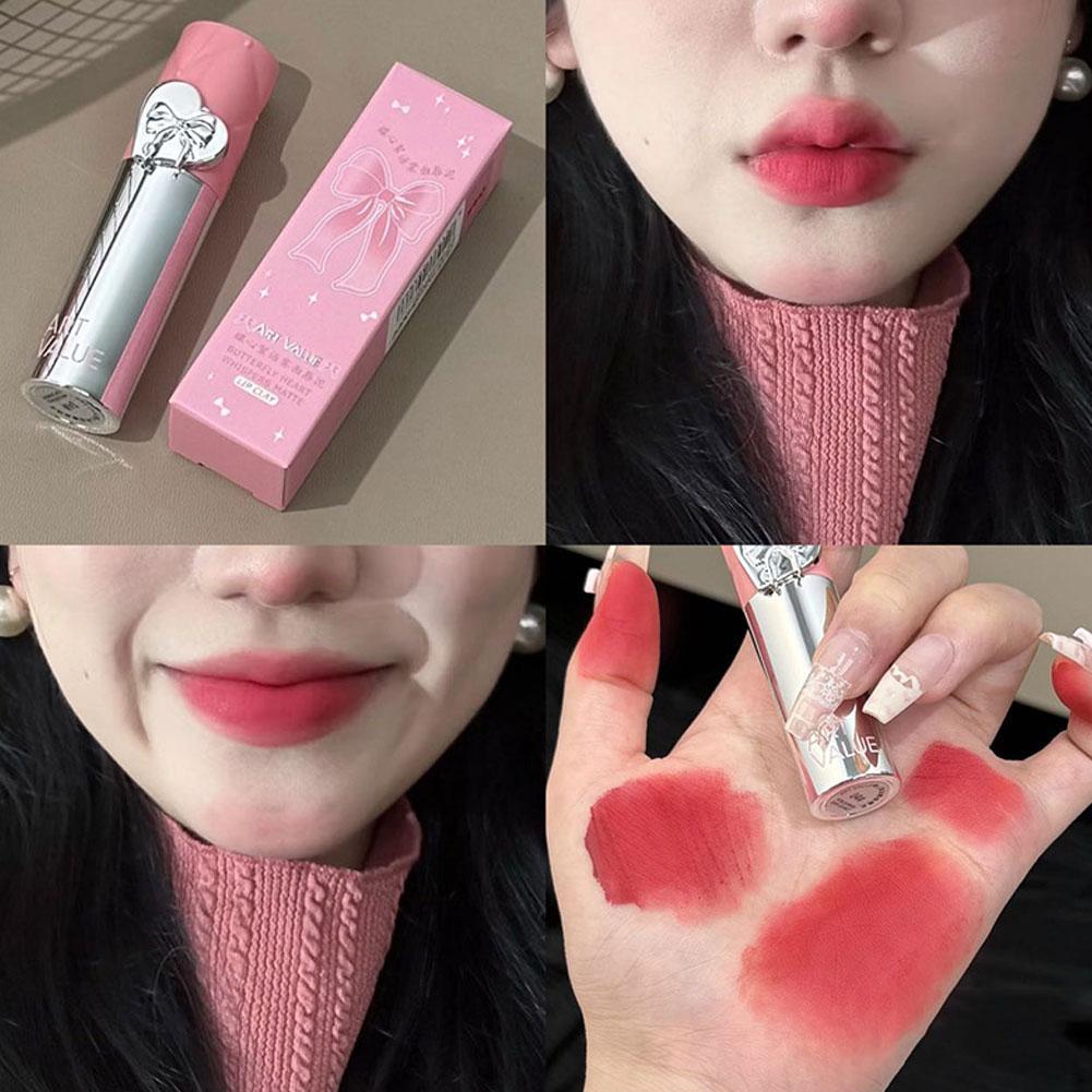 1.5g Art Value Die Xin Xu Yu Matte Lip Mud Velvet Matte Sweet Natural Whitening เกาหลีฤดูใบไม้ร่วงฤด