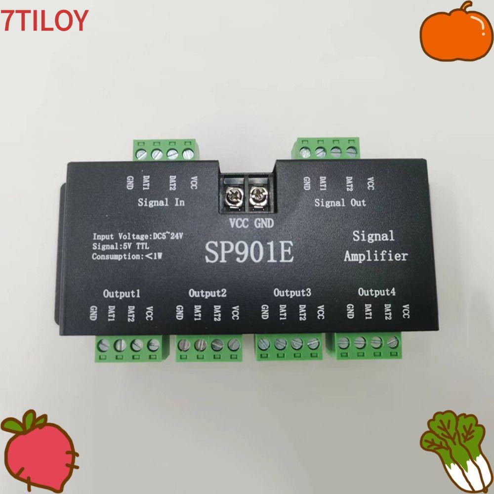 7TILOYSHOP Light Strip Repeater, แอดเดรสเครื่องขยายสัญญาณ SP901E เป็นรายบุคคล, LED Pixel Strip โปรแก