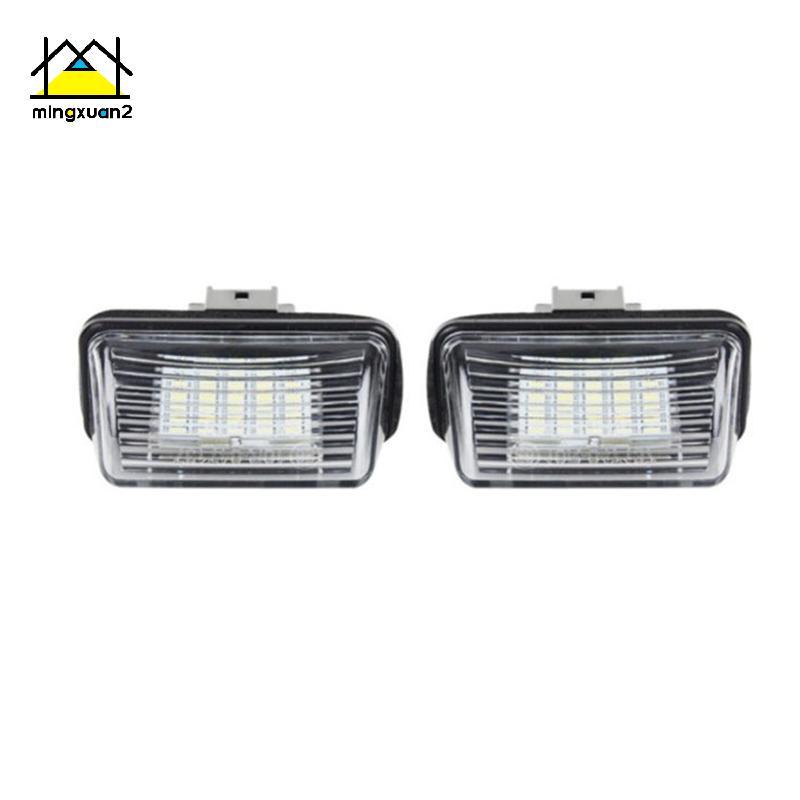 Mingxuan2 12V/18LED ป้ายทะเบียนสําหรับ Peugeot 206/207/307/308 Citroen C3-C6 vn
