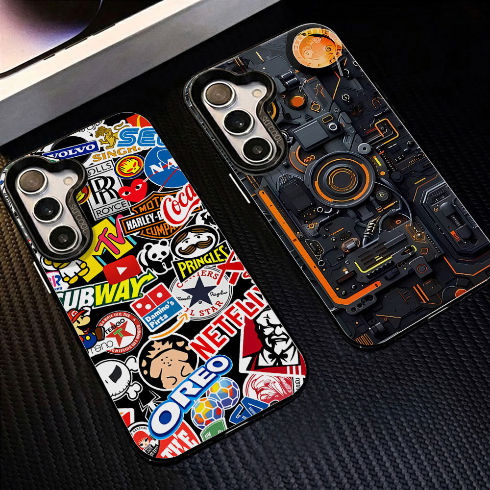 เคส สำหรับ Samsung A17 A07 A55 A06 A54 A05S A15 A35 A26 A36 A56 A22 4G 5G หยดน้ำ กรอบโลหะ กันกระแทก เคสโทรศัพท์ซัมซุง