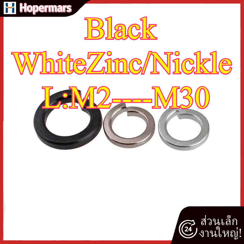 สปริงเครื่องซักผ้า, Bolt Special Washer 8.8 Grade Spring Washer (Black/White Zinc/Nickel) M2-M30 HC-