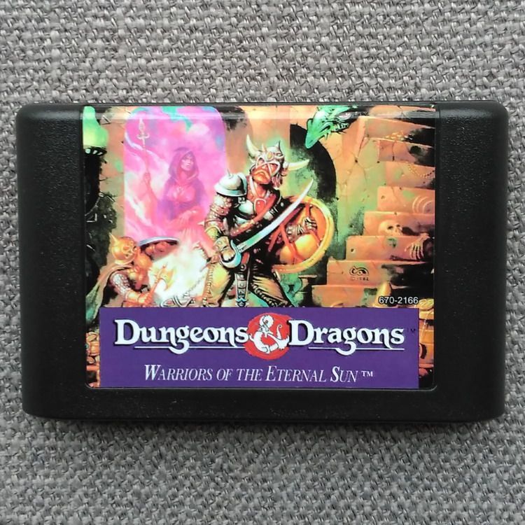 [การ์ดเกมนเรศวรตัวน้อย] Sega MD < Dungeons and Dragons > RPG Dungeons และ Dragons อเมริกัน